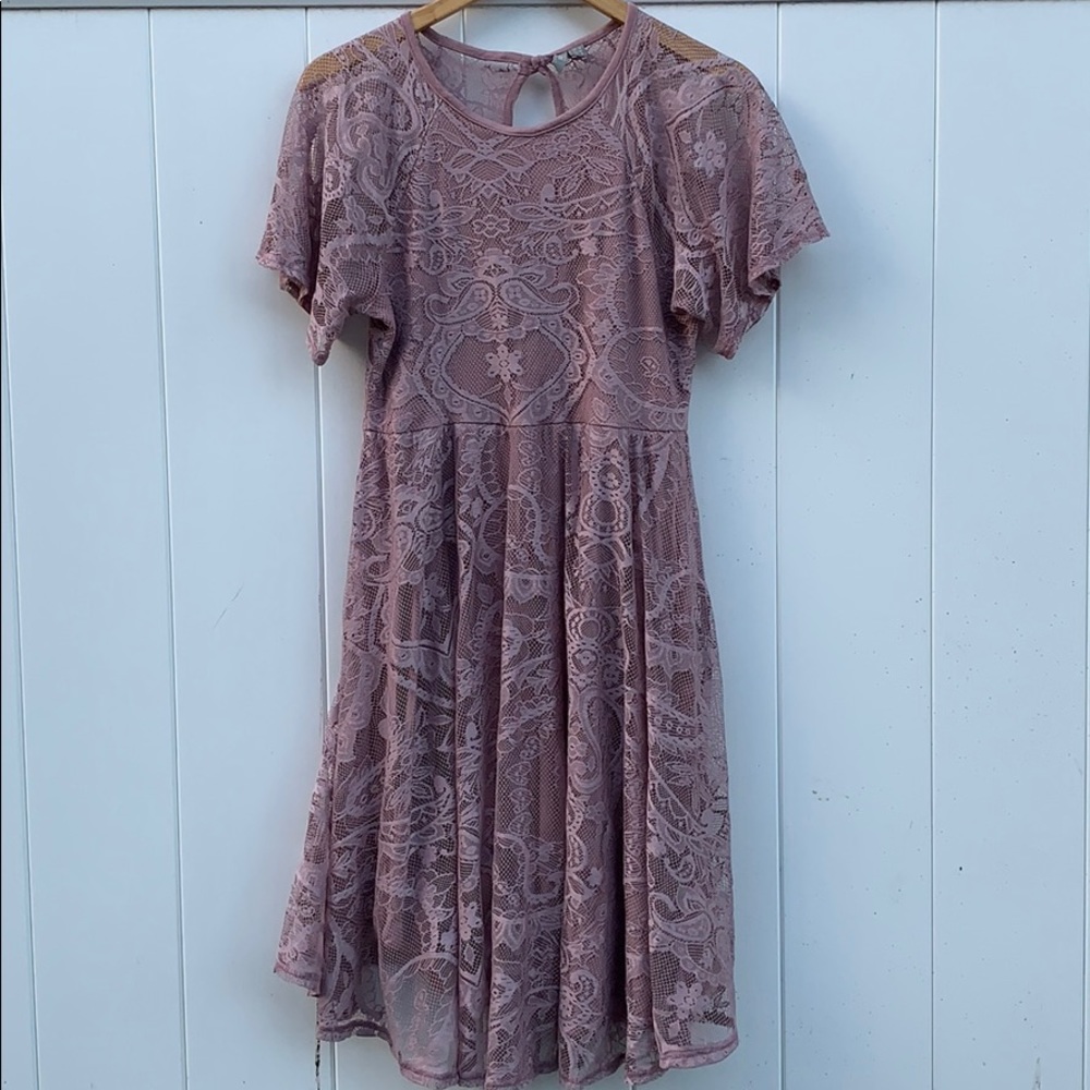 ASOS Maternity Flutter Sleeve Dress